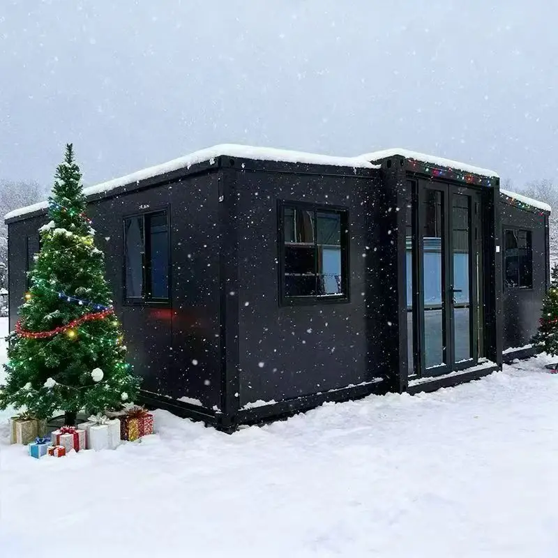 可擴展的貨櫃屋：與客人一起成長的度假別墅